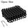 12 pezzi / scatola anti-gatti spinato Spike Net Mat divani cancello giardino gatti repellente strumento, stile: con 4 viti (nero)