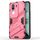 Per vivo iQOO Z9s 5G Global Punk Armor 2 in 1 PC + TPU Custodia per telefono con supporto (rosso chiaro) Per vivo iQOO Z9s 5G Global Punk Armor 2 in 1 PC + TPU Custodia per telefono con supporto (rosso chiaro)