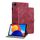Per Xiaomi Redmi Pad SE 8.7 Custodia per tablet in pelle con motivo a tigre (rosso)