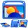 Per Xiaomi Redmi Pad SE 8.7 Custodia per tablet antiurto in EVA con supporto (blu) Per Xiaomi Redmi Pad SE 8.7 Custodia per tablet antiurto in EVA con supporto (blu)