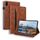 Custodia per tablet in pelle antiurto con giunzione per Honor Pad X8a (marrone) Custodia per tablet in pelle antiurto con giunzione per Honor Pad X8a (marrone)