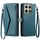 Per Xiaomi 14T Portafoglio Multi-Slot per carte Custodia in pelle per telefono con cordino (verde) Per Xiaomi 14T Portafoglio Multi-Slot per carte Custodia in pelle per telefono con cordino (verde)