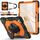 Per Huawei MatePad Air 12 2024 Custodia per tablet PC ibrida in silicone con robot a contrasto di colore (nero arancione) Per Huawei MatePad Air 12 2024 Custodia per tablet PC ibrida in silicone con robot a contrasto di colore (nero arancione)
