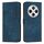 Per Redmi 14C 4G Custodia in pelle con motivo a strisce Skin Feel (blu)