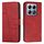 Per Xiaomi 14T Custodia per telefono in pelle con fibbia con texture in vitello con cuciture (rosso) Per Xiaomi 14T Custodia per telefono in pelle con fibbia con texture in vitello con cuciture (rosso)
