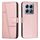 Per Xiaomi 14T Custodia per telefono in pelle con fibbia con texture in vitello con cuciture (oro rosa) Per Xiaomi 14T Custodia per telefono in pelle con fibbia con texture in vitello con cuciture (oro rosa)