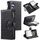 Per Samsung Galaxy S25+ 5G Custodia per telefono in pelle con cerniera a reticolo glitterato (nero) Per Samsung Galaxy S25+ 5G Custodia per telefono in pelle con cerniera a reticolo glitterato (nero)