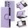 Per Samsung Galaxy S25+ 5G Custodia per telefono in pelle con cerniera a reticolo glitterato (viola) Per Samsung Galaxy S25+ 5G Custodia per telefono in pelle con cerniera a reticolo glitterato (viola)