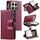 Per Xiaomi 14T Pro Glitter Lattice Zipper Wallet Custodia in pelle per telefono (rosso vino) Per Xiaomi 14T Pro Glitter Lattice Zipper Wallet Custodia in pelle per telefono (rosso vino)