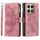 Per Xiaomi 14T Multi-Card Totem Custodia in pelle con cerniera (rosa)