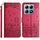 Per Xiaomi 14T Custodia in pelle con motivo in rilievo di gatto con cordino (rosso) Per Xiaomi 14T Custodia in pelle con motivo in rilievo di gatto con cordino (rosso)