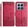 Per Xiaomi 14T Pro Custodia in pelle con motivo in rilievo a forma di gatto con cordino (rosso) Per Xiaomi 14T Pro Custodia in pelle con motivo in rilievo a forma di gatto con cordino (rosso)