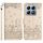 Per Xiaomi 14T Pro Custodia in pelle con motivo in rilievo a forma di gatto con cordino (beige) Per Xiaomi 14T Pro Custodia in pelle con motivo in rilievo a forma di gatto con cordino (beige)