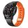 Per cinturino in silicone a sgancio rapido magnetico Garmin da 26 mm (nero arancione) Per cinturino in silicone a sgancio rapido magnetico Garmin da 26 mm (nero arancione)