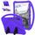 Per Samsung Galaxy Tab S10 Ultra 14.6 Custodia antiurto per tablet EVA con supporto (viola) Per Samsung Galaxy Tab S10 Ultra 14.6 Custodia antiurto per tablet EVA con supporto (viola)