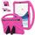 Per Samsung Galaxy Tab S10 Custodia antiurto per tablet EVA con supporto (rosso rosa) Per Samsung Galaxy Tab S10 Custodia antiurto per tablet EVA con supporto (rosso rosa)
