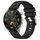 Per Huawei Watch GT 5 41mm Cinturino in silicone con fibbia argento lucido liquido (nero) Per Huawei Watch GT 5 41mm Cinturino in silicone con fibbia argento lucido liquido (nero)