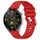 Per Huawei Watch GT 5 Pro 42mm Cinturino in silicone con fibbia argento lucido liquido (rosso) Per Huawei Watch GT 5 Pro 42mm Cinturino in silicone con fibbia argento lucido liquido (rosso)