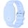 Per EmeTerm Fashion Solid Color Silver Buckle Silicone Watch Band (blu fiordaliso) Per EmeTerm Fashion Solid Color Silver Buckle Silicone Watch Band (blu fiordaliso)