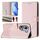 For OPPO Reno11 5G Global Honeycomb Embossing RFID Leather Phone Case(Pink) For OPPO Reno11 5G Global Honeycomb Embossing RFID Leather Phone Case(Pink)