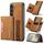 For Samsung Galaxy S24 FE 5G DG.MING M2 Series 3-Fold Multi Card Bag + Magnetic Phone Case(Brown) For Samsung Galaxy S24 FE 5G DG.MING M2 Series 3-Fold Multi Card Bag + Magnetic Phone Case(Brown)