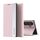 For Samsung Galaxy S24 FE 5G Side Electroplated Adsorption Leather Phone Case(Pink) For Samsung Galaxy S24 FE 5G Side Electroplated Adsorption Leather Phone Case(Pink)