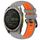 For Garmin Fenix 8 MIP 51mm Dual Color Quick Release Steel Buckle 26mm Silicone Watch Band(Gray+Orange) For Garmin Fenix 8 MIP 51mm Dual Color Quick Release Steel Buckle 26mm Silicone Watch Band(Gray+Orange)