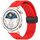 Per Huawei Watch GT5 Pro 42mm Cinturino in silicone con fibbia magnetica pieghevole (rosso) Per Huawei Watch GT5 Pro 42mm Cinturino in silicone con fibbia magnetica pieghevole (rosso)