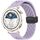 Per Huawei Watch GT5 Pro 42mm Cinturino in silicone con fibbia magnetica pieghevole (viola) Per Huawei Watch GT5 Pro 42mm Cinturino in silicone con fibbia magnetica pieghevole (viola)