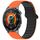 Per Huawei Watch GT 5 46mm Cinturino in silicone con fibbia magnetica bicolore (arancione nero) Per Huawei Watch GT 5 46mm Cinturino in silicone con fibbia magnetica bicolore (arancione nero)