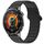 Per Huawei Watch GT 5 46mm Cinturino in silicone con fibbia magnetica bicolore (nero) Per Huawei Watch GT 5 46mm Cinturino in silicone con fibbia magnetica bicolore (nero)