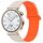 Per Huawei Watch GT 5 41mm Cinturino in silicone con fibbia magnetica bicolore (arancione chiaro) Per Huawei Watch GT 5 41mm Cinturino in silicone con fibbia magnetica bicolore (arancione chiaro)