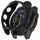 For Garmin Fenix 8 AMOLED 43mm Armor Hollow TPU Half Coverage Watch Protective Case(Black) For Garmin Fenix 8 AMOLED 43mm Armor Hollow TPU Half Coverage Watch Protective Case(Black)