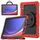 For Samsung Galaxy Tab S10 Ultra D Type Silicone Hybrid PC Tablet Case with Handle Holder(Red) For Samsung Galaxy Tab S10 Ultra D Type Silicone Hybrid PC Tablet Case with Handle Holder(Red)