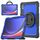 Per Samsung Galaxy Tab S10 Ultra D Type Custodia per tablet in silicone ibrido per PC con supporto per maniglia (PC blu) Per Samsung Galaxy Tab S10 Ultra D Type Custodia per tablet in silicone ibrido per PC con supporto per maniglia (PC blu)