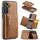 For Samsung Galaxy S24 FE 5G DG.MING M5 Series Zip RFID Multi Card Detachable Leather Phone Case(Brown) For Samsung Galaxy S24 FE 5G DG.MING M5 Series Zip RFID Multi Card Detachable Leather Phone Case(Brown)
