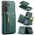 Per Samsung Galaxy S24 FE 5G DG.MING M5 Series Zip RFID Multi Card Custodia in pelle staccabile per telefono (verde) Per Samsung Galaxy S24 FE 5G DG.MING M5 Series Zip RFID Multi Card Custodia in pelle staccabile per telefono (verde)