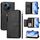 For Tecno Spark Go 1 / Spark Go 2025 / Pop 9 Multi-Card Slots Zipper Wallet Leather Phone Case(Black)
