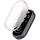 For Xiaomi Mi Band 8 NFC Glossy Surface Silicone Watch Protective Case(Transparent White)