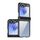 For Samsung Galaxy Z Flip6 Plating Transparent Folding Hinged Phone Case(Black) For Samsung Galaxy Z Flip6 Plating Transparent Folding Hinged Phone Case(Black)