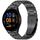 Per Samsung Galaxy Watch FE 40mm cinturino in metallo a sgancio rapido con tre pulsanti (nero) Per Samsung Galaxy Watch FE 40mm cinturino in metallo a sgancio rapido con tre pulsanti (nero)