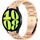 For Samsung Galaxy Watch 6 40 / 44mm Three Beads Button Quick Release Metal Watch Band(Rose Gold) For Samsung Galaxy Watch 6 40 / 44mm Three Beads Button Quick Release Metal Watch Band(Rose Gold)