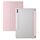 Per Samsung Galaxy Tab S10 Ultra Custodia per tablet in pelle acrilica trasparente a 3 pieghe (rosa) Per Samsung Galaxy Tab S10 Ultra Custodia per tablet in pelle acrilica trasparente a 3 pieghe (rosa)