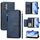 For Nokia G400 Multi-Card Slots Zipper Wallet Leather Phone Case(Blue)