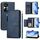 Per Ulefone Note 17 Pro Multi-Card Slots Zipper Wallet Custodia in Pelle per Telefono (Blu) Per Ulefone Note 17 Pro Multi-Card Slots Zipper Wallet Custodia in Pelle per Telefono (Blu)