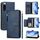 Per Sony Xperia 5 IV Multi-Card Slots Zipper Wallet Custodia in pelle per telefono (blu) Per Sony Xperia 5 IV Multi-Card Slots Zipper Wallet Custodia in pelle per telefono (blu)