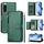 Per Sony Xperia 5 IV Multi-Card Slots Zipper Wallet Custodia in pelle per telefono (verde) Per Sony Xperia 5 IV Multi-Card Slots Zipper Wallet Custodia in pelle per telefono (verde)