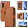 Per Sony Xperia 5 IV Multi-Card Slots Zipper Wallet Custodia in pelle per telefono (marrone) Per Sony Xperia 5 IV Multi-Card Slots Zipper Wallet Custodia in pelle per telefono (marrone)