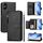 Per Sony Xperia 5 V Multi-Card Slots Zipper Wallet Custodia in pelle per telefono (nero) Per Sony Xperia 5 V Multi-Card Slots Zipper Wallet Custodia in pelle per telefono (nero)