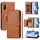 Per Sony Xperia 10 V Multi-Card Slots Zipper Wallet Custodia in pelle per telefono (marrone) Per Sony Xperia 10 V Multi-Card Slots Zipper Wallet Custodia in pelle per telefono (marrone)